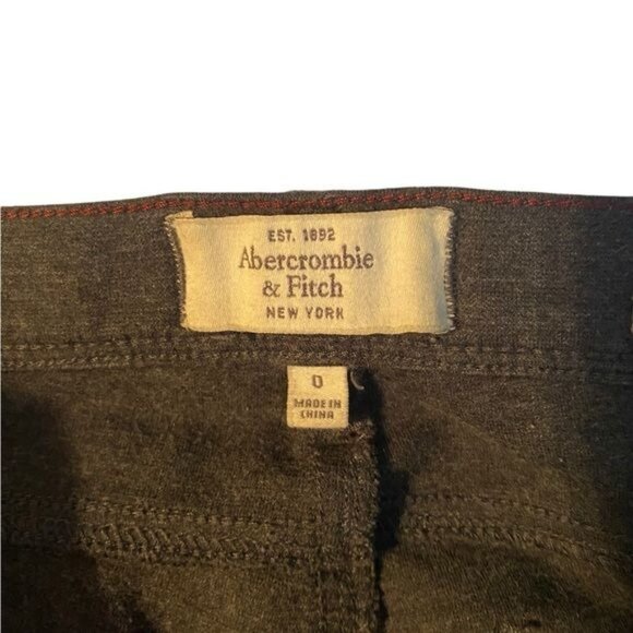 Abercrombie & Fitch Womens Perfect Stretch Pants Size 0 Modal Skinny Gru… - Picture 6 of 9